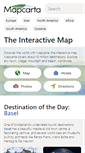 Mobile Screenshot of mapcarta.com